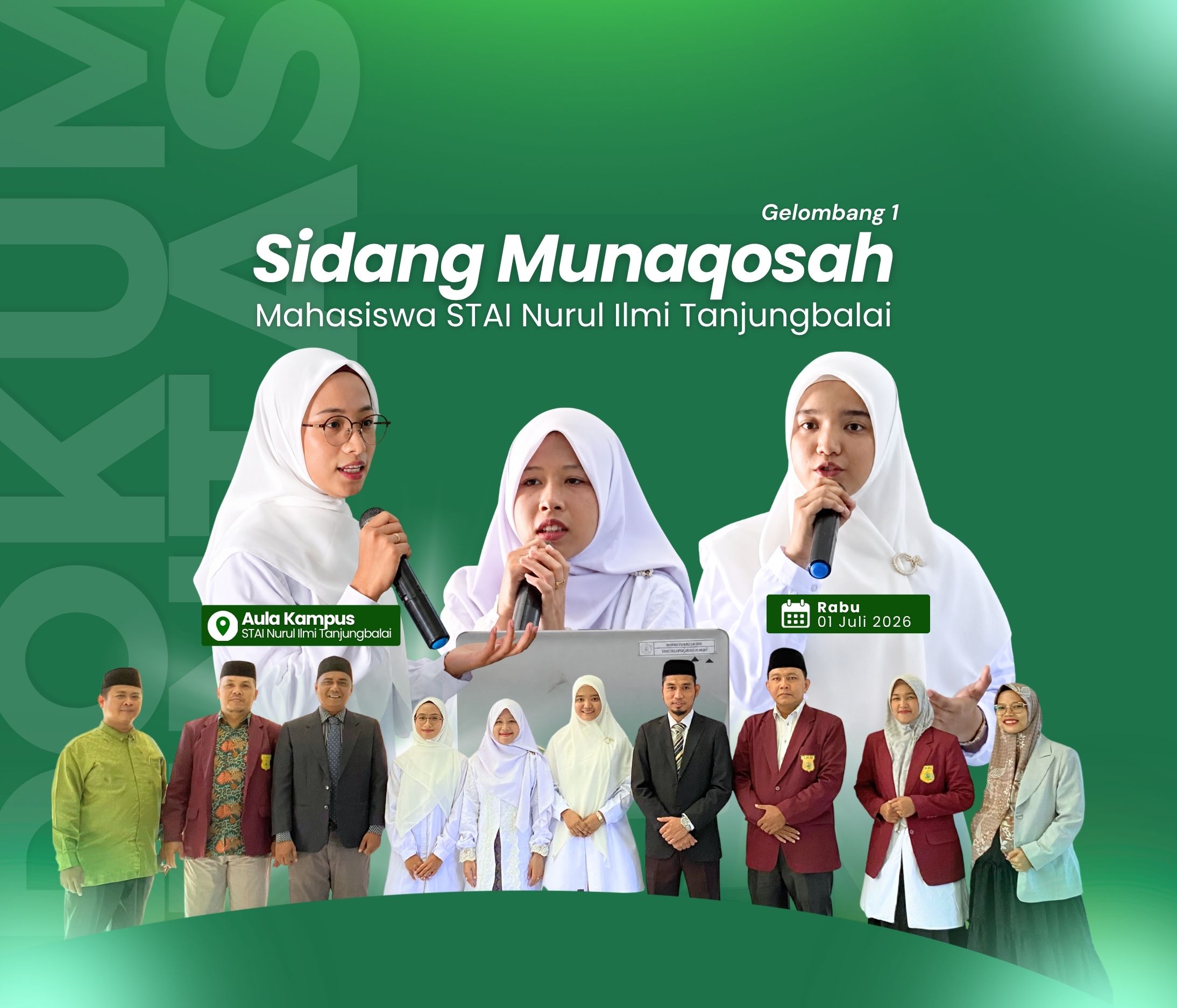 Sidang Munaqosah Gelombang I Mahasiswa PPL dan KKN Internasional Malaysia Jalur Jurnal Sukses Digelar