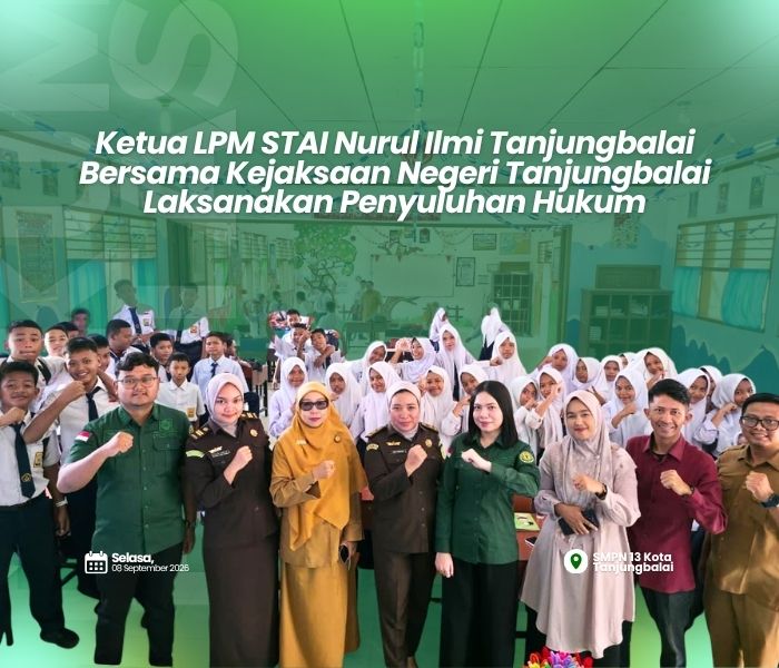 Ketua LPM STAI Nurul Ilmi Tanjungbalai Bersama Kejaksaan Negeri Tanjungbalai Laksanakan Penyuluhan Hukum “Jaksa Masuk Sekolah”